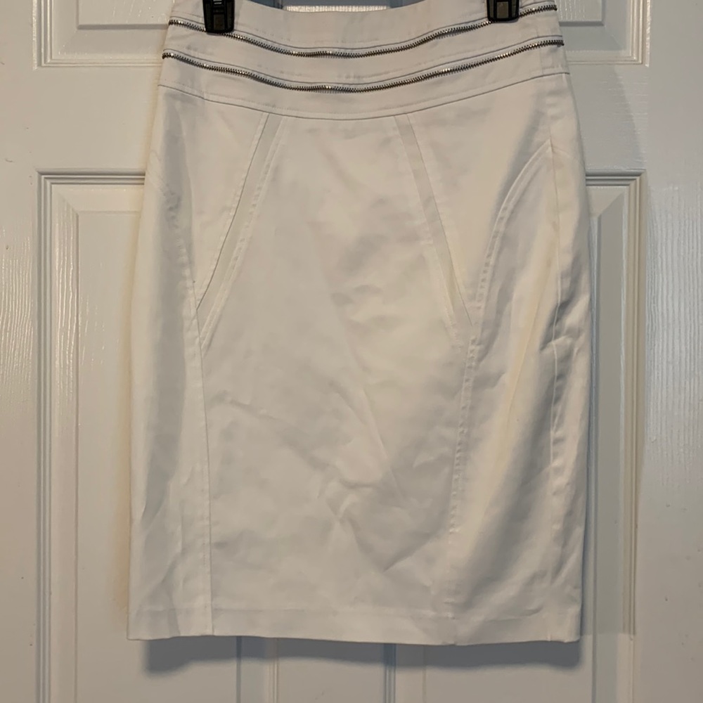 BEDO FEMME White Pencil Skirt
